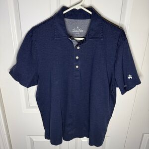 Brooks Brothers Size Large Performance Series Polo 100% Supima Cotton Navy Blue